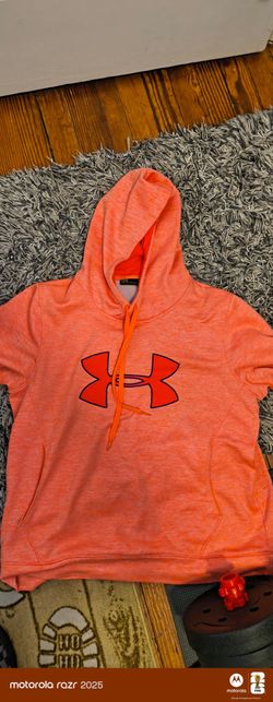 Under Armour Orange Pullover Hoodie