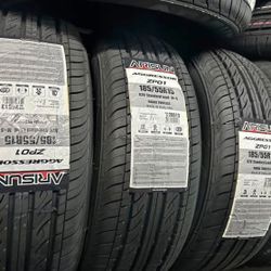 185/55R15 Set Of 4 Arisun New Tires 