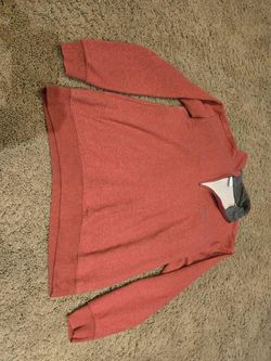 Columbia Red XL Quarter Zip Pullover