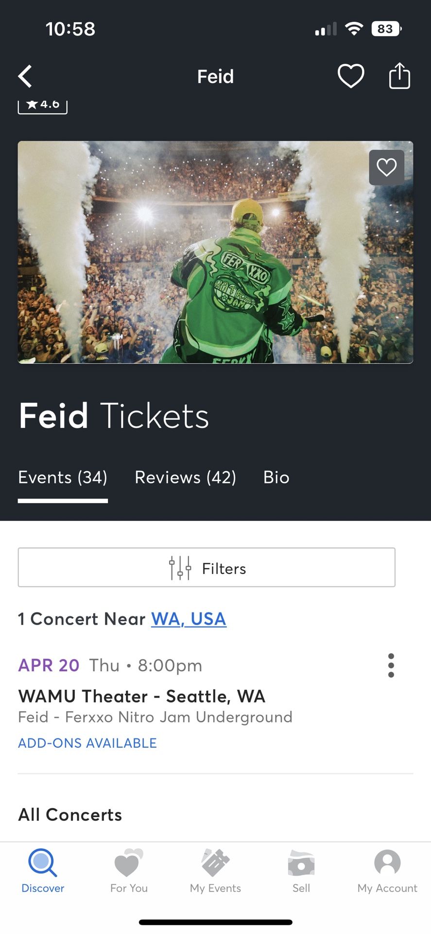 Feid Ticket