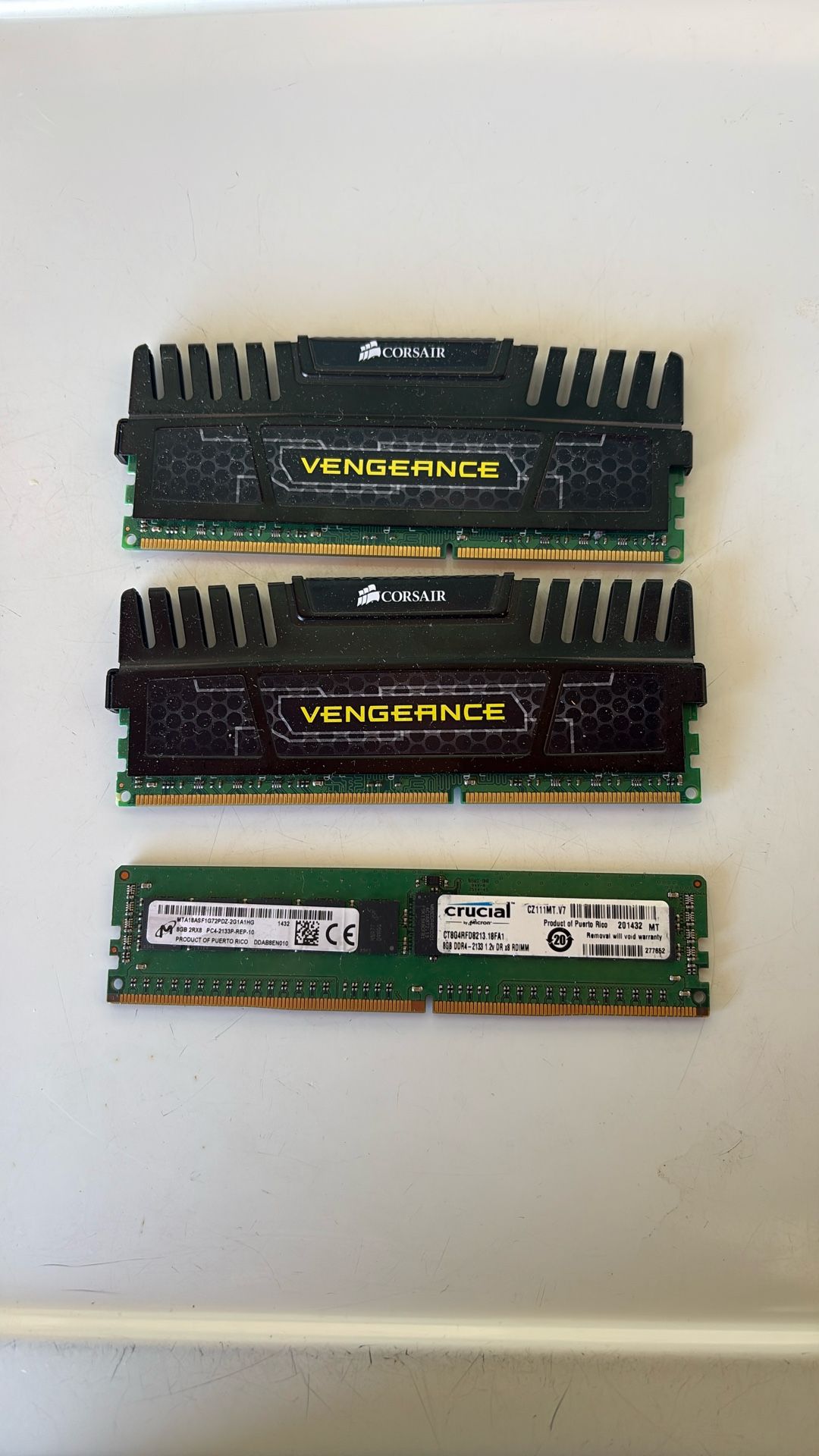 Lot Of 3 RAM Sticks