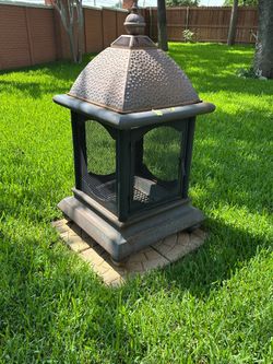 Large Outdoor Wood Burning Fire Pit Fireplace – $100