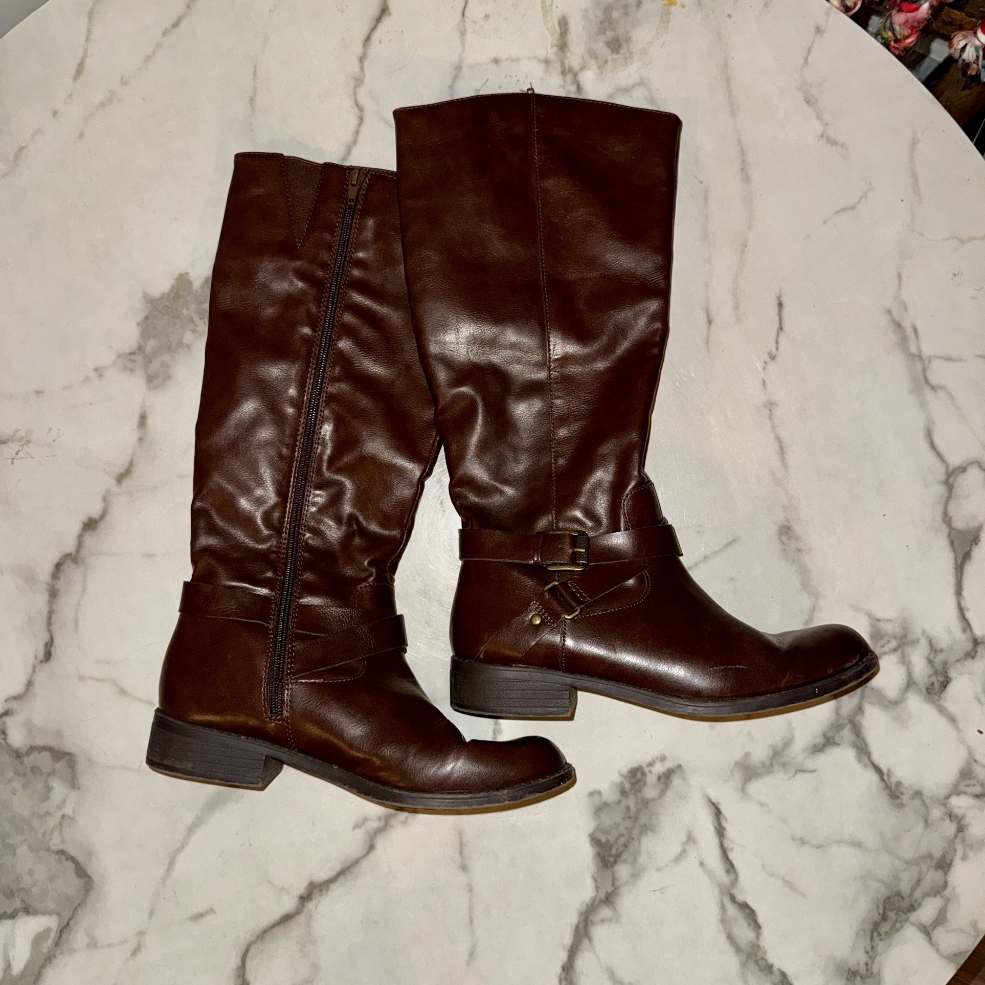 Brown Boots - Size 8