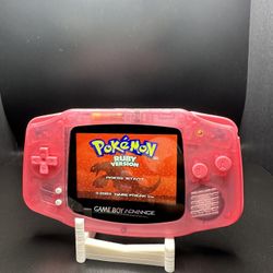 Backlit Screen Gameboy Advance Pink