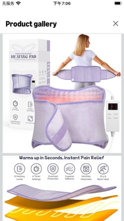 Electric Heating Pad Wrap Belt