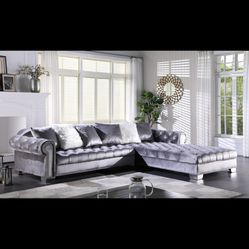 Brand New Two Piece Sectional Available Different Color Same-Day Delivery