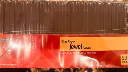 100 Pcs. Brand New CD/DVD  cases