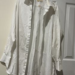 Michael Kors White Button-Up Shirt size 17 32/33 Xlg