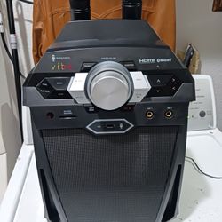 New Vibe Singing Machine.  2 microphones included.   Bluetooth.   usb and HDMI port.