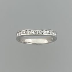 Diamond ring (band) 14kt  wg  .29ct tw 