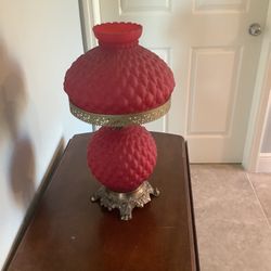 Antique Red Lamp