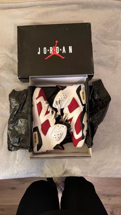 Jordan 6 Carmine Used good condition size 12 AUTHENTIC