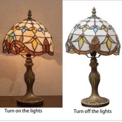 Tiffany Lamp Table Lamp Style Luxurious Boho Memory Lamp Nightstand Reading Desk Light Living Room F