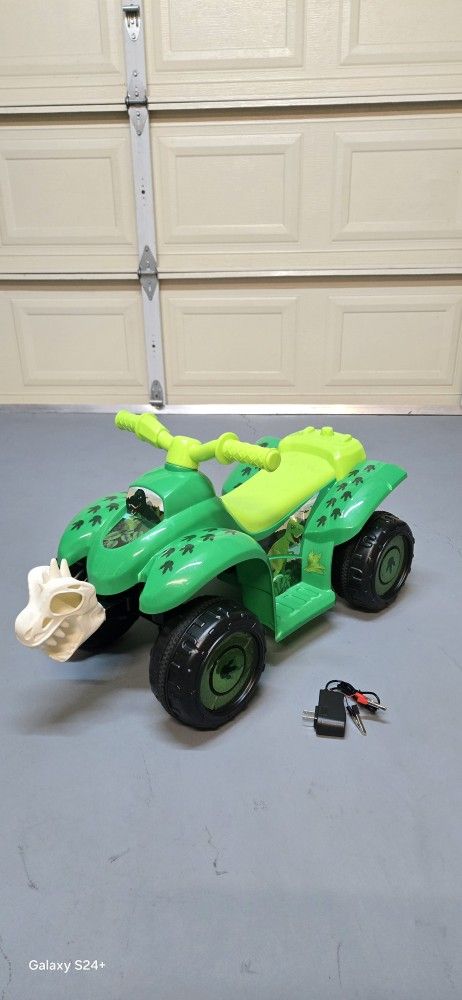Toddler Dinosaur Quad Kids Ride On Toy (Brand New 6 Volt Battery)