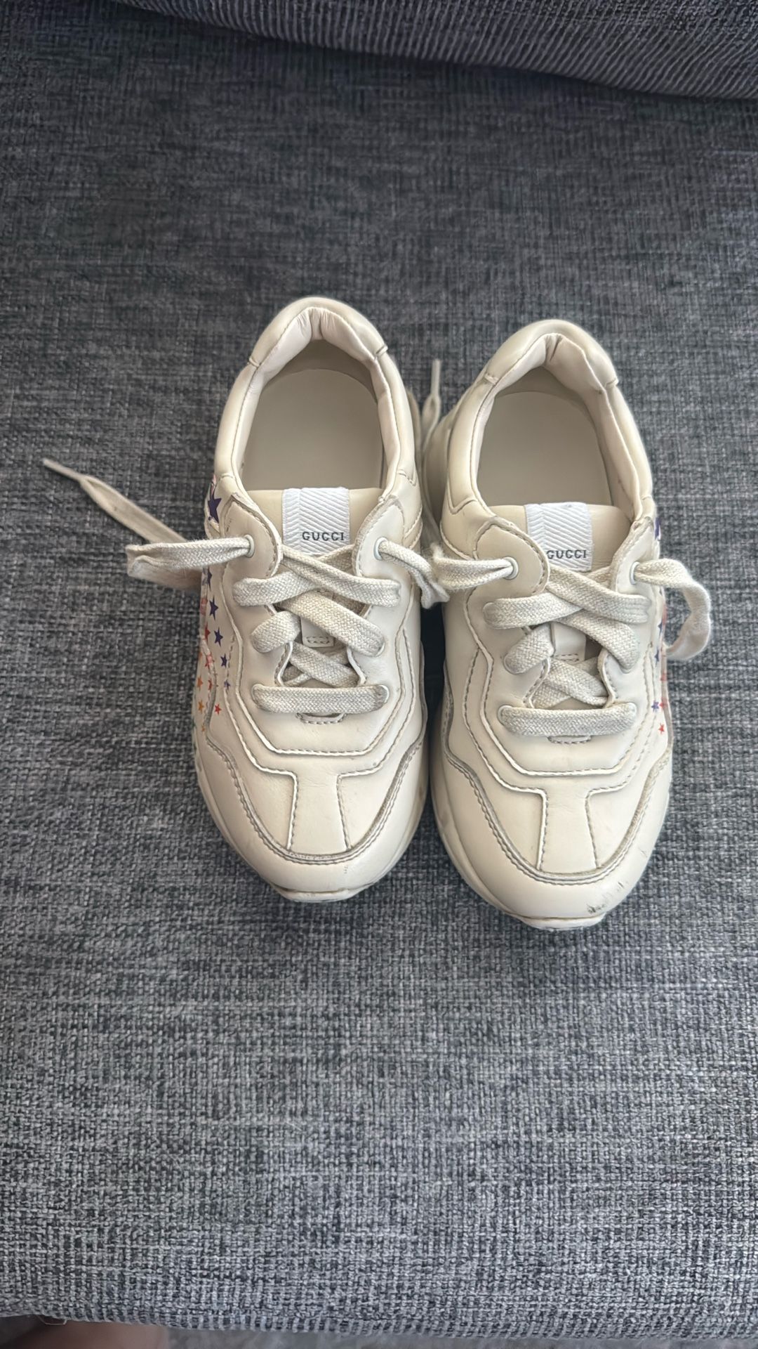 Gucci Toddler Rhyton Revolution Rainbow Shoes Size 8.5