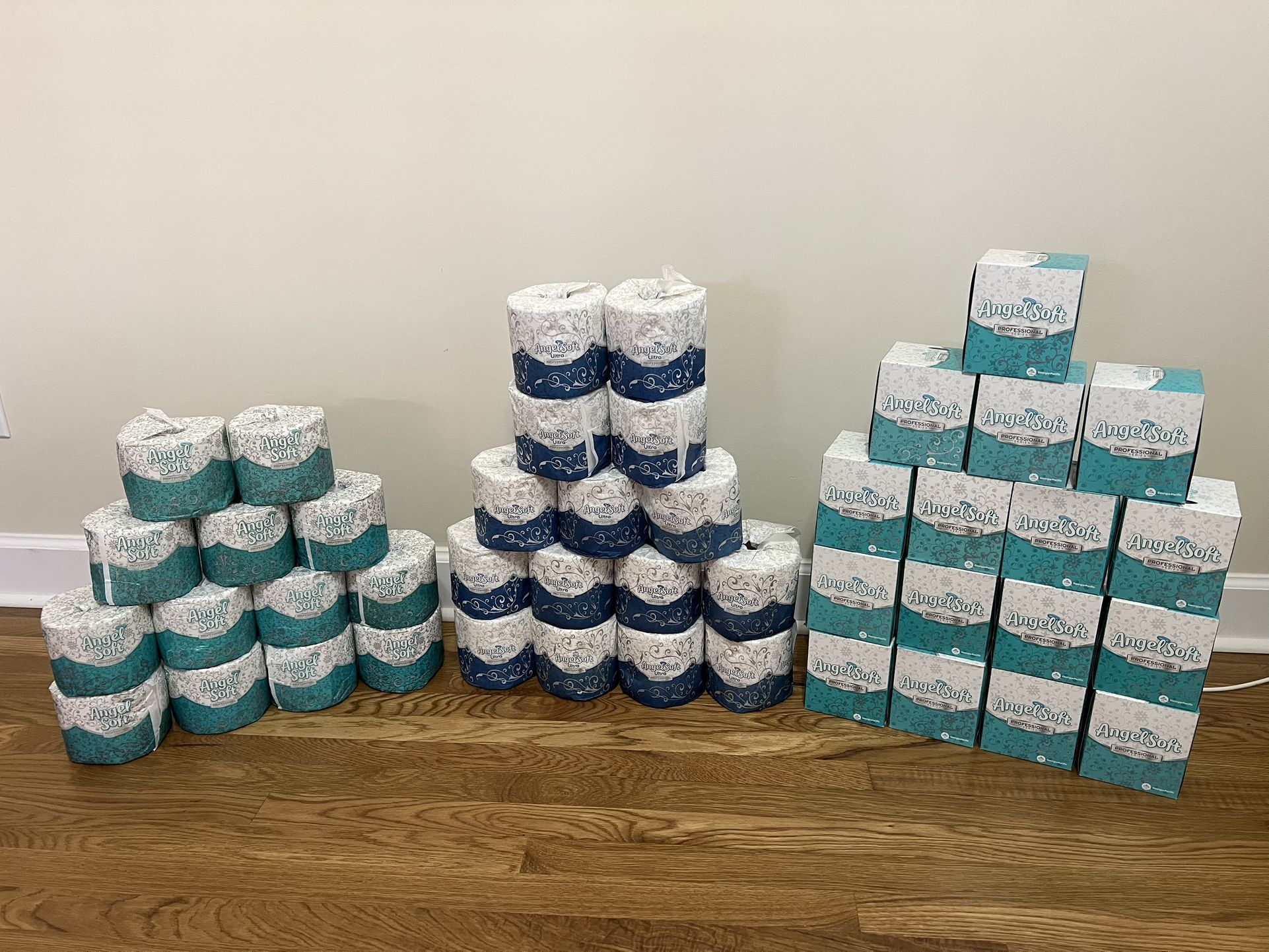 Angel Soft Professional Bundle (112 Items) Tissue & Toilet Paper