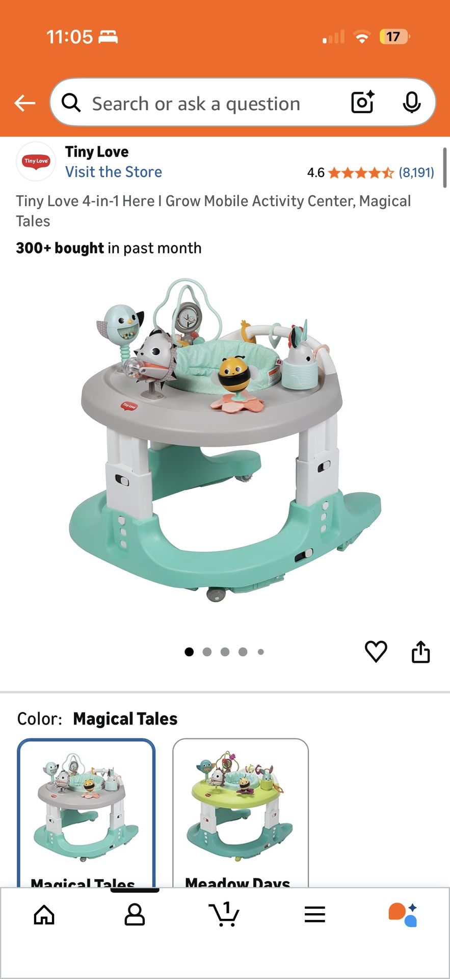 Tiny Love Grow Mobile Activity Center, Magical Tales