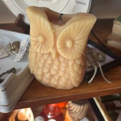 VINTAGE OWL CANDLE