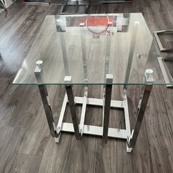 City Furniture Glass Side Table