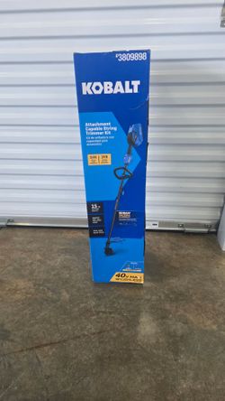 KOBALT 40V TRIMMER KIT SET W BATTERY AND CHARGER NEW $130****