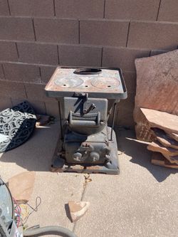 Antique Cast Iron Wood Burning Stov