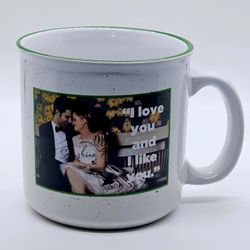 Silver Buffalo Parks and Recreation Coffee Mug Leslie & Ben 20 Oz 