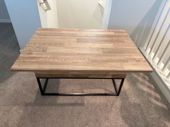 Wood Lift-Top Coffee Table with Storage