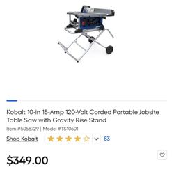 Kobalt Table Saw !! 