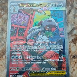 Ascended Heroes Mega Scrafty Ex 285/217