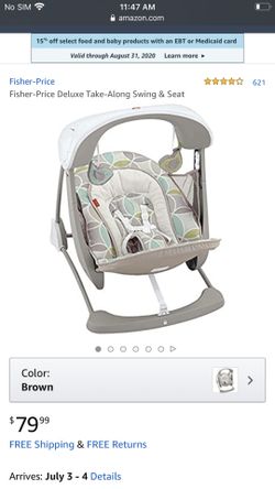 Fisher-Price Deluxe Take Along Swing and Seat