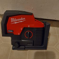 Milwaukee M12 Cordless Green 125 Ft. Cross Line And Plumb Points Laser 12v Tool Only New 