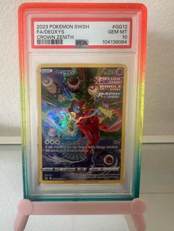 2023 Pokémon TCG Deoxys GG12/GG70 PSA 10 Crown Zenith Galarian Gallery