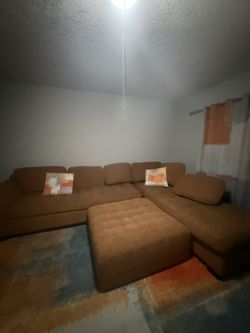 Sectional and Ottoman