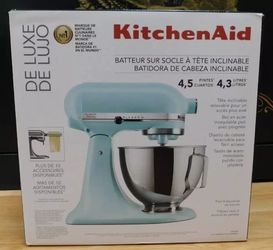 KitchenAid Mixer Deluxe Edition Light Blue 
