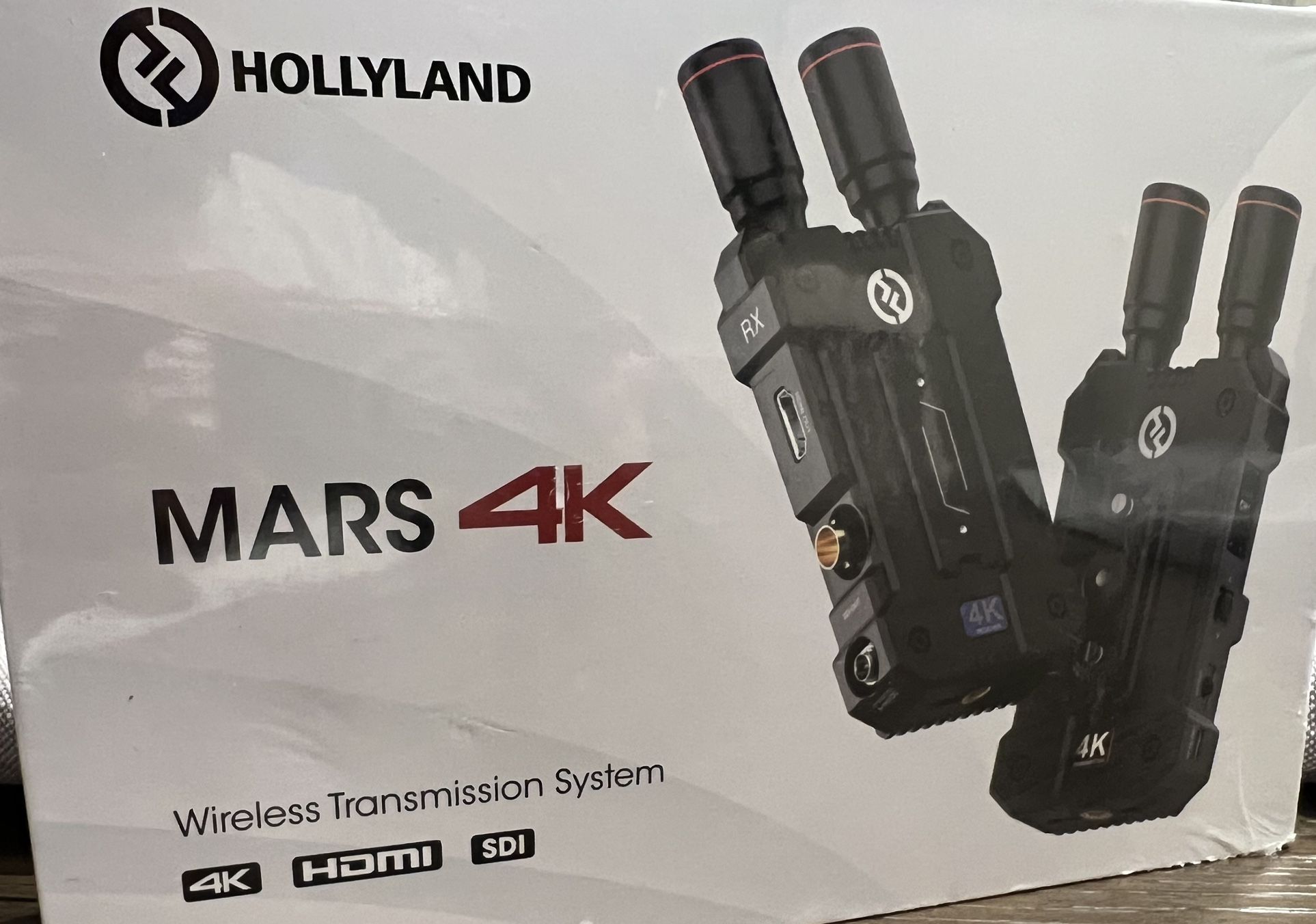 Brand New Hollyland Mars 4K Wireless Video Transmission System – Sealed in Box 