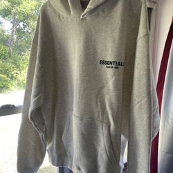 Grey Essential Hoodie 