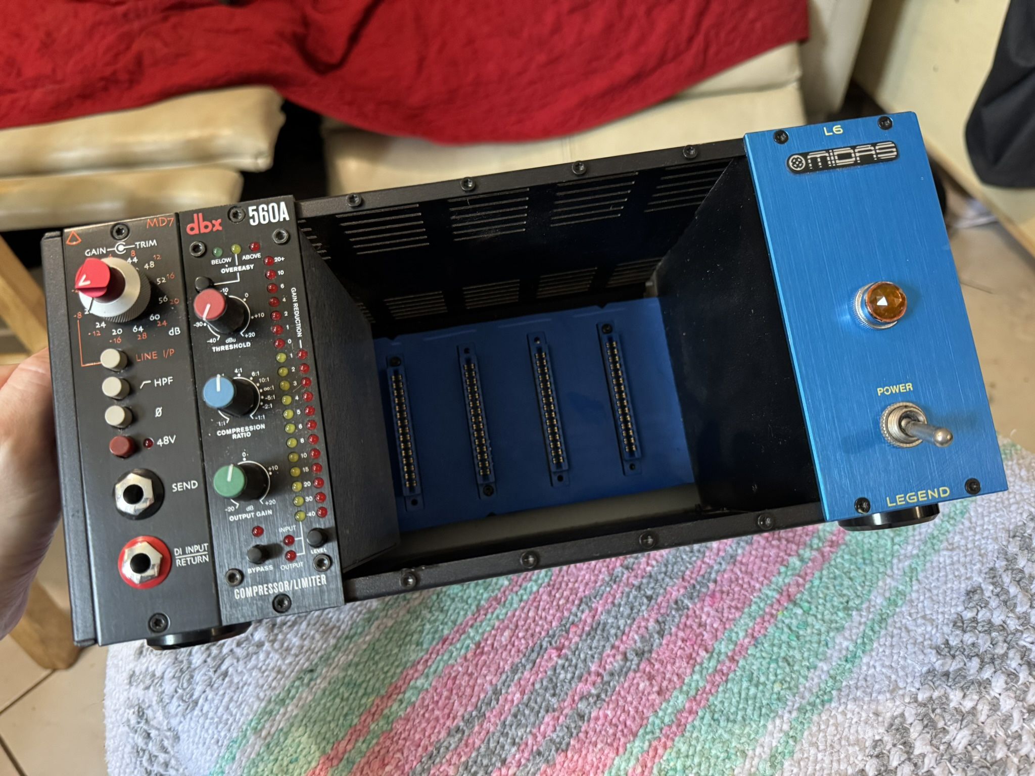 Pro Audio Bundle – Midas Rack + Avedis MD7 + dbx Compressor