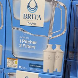 Brita Original 10-Cup Water Filtration Pitcher with 2 Filters