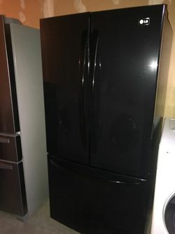 refrigerator brand LG measures 33 wide and 68 high 3 months warranty delivery and installation