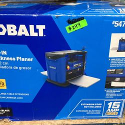 Kobalt 13in Thickness Planer