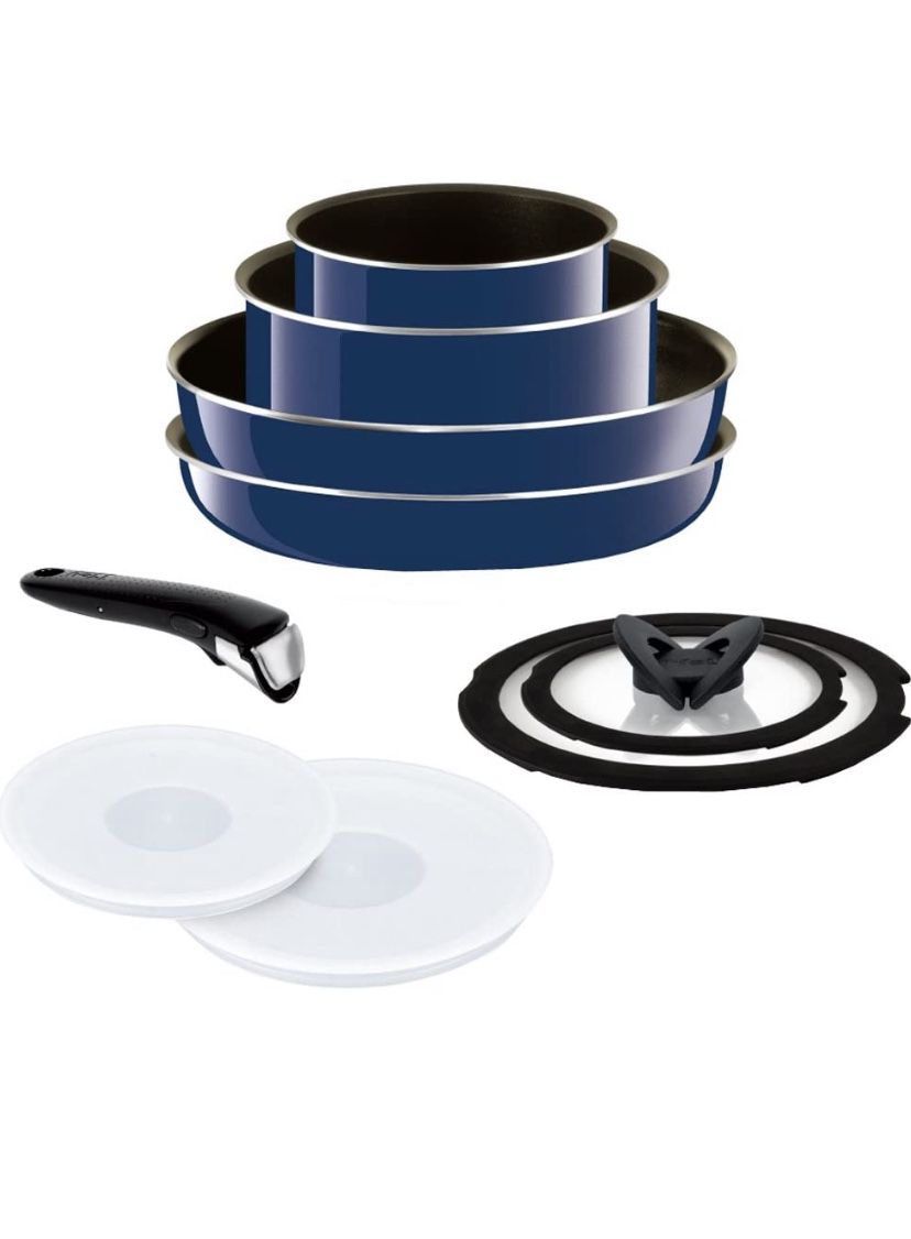 T-FAL frying pan 9-point set detachable handle Ingenio Neo Grand Bleu Premier set with a lid 9 gas fire heater dedicated L61491