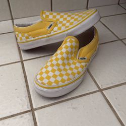Vans, Yellow, Size 4