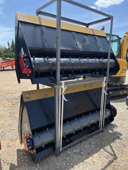 BUNDLE!!  72” Power Rake Bucket & Rock Rake Attachment 