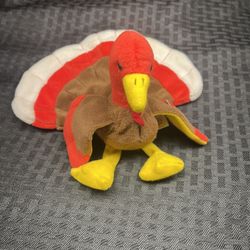 1996 Ty Beanie Baby Gobbles the Turkey (ERRORS)