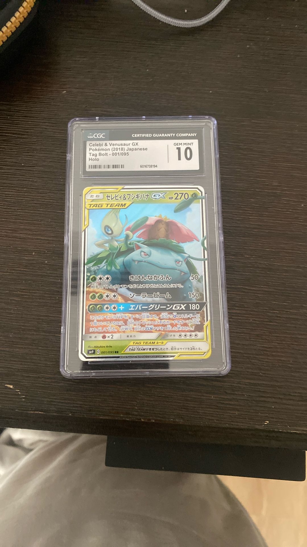 Gem Mint 10 Celebi & Venusaur GX Pokemon (2018) Japanese Tag Bilt 001/095 Holo,All Products : American Fashion Style Bags On Sale