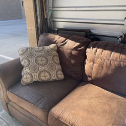Beautiful Brown Couch For Sale