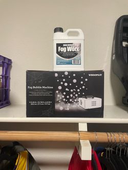 New Fog Bubble Machine or Smokey bubbles $50