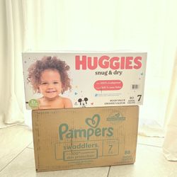 Price It’s Firm!!!! Huggies/ Pampers Diapers*** 2 boxes for $70 1 for $40* 