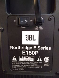 JBL Northridge E150P
Powered home theater subwoofer