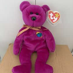Authentic TY Beanie Baby Millennium Bear